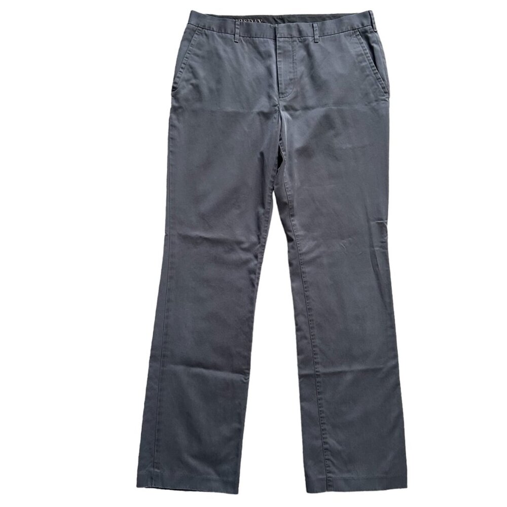 Bonobos Pants 35 x 34 Gray Weekday Warriors Thursday Chino Straight Leg Preppy